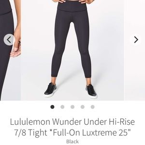 Wunder Under Hi-Rise 7/8 *Full-On Luxtreme 25"